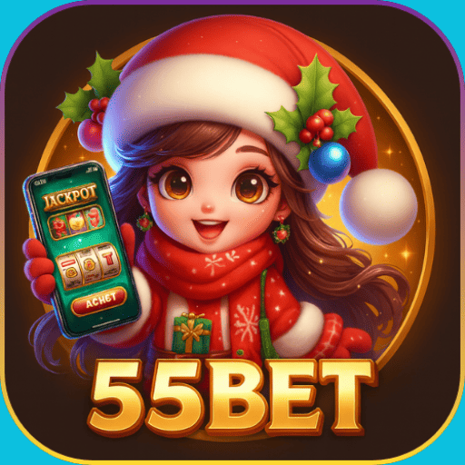 Imagem promocional da 55BET mostrando a plataforma e suas vantagens